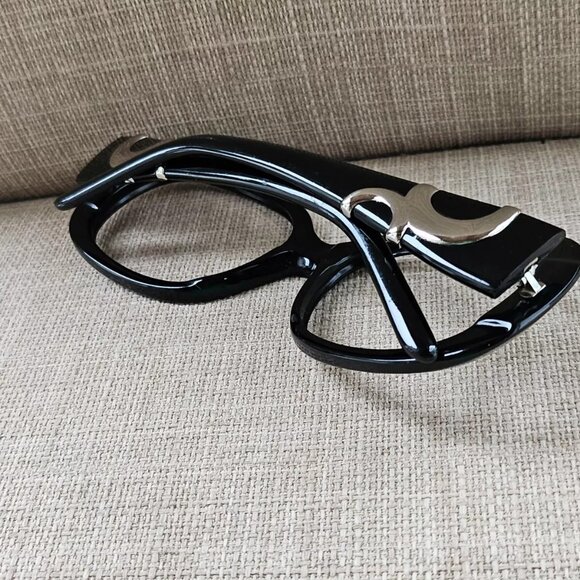 Kirkland Signature Women Glasses/Sunglasses Frame Muscat Black Eyeglasses Italy - Picture 6 of 11